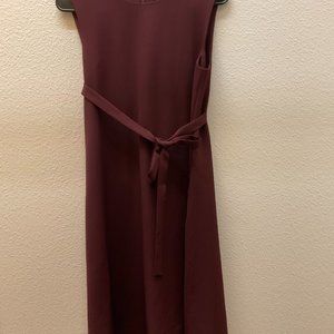 Wine Uniqlo Midi dress